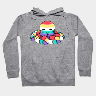 Sapphic (New) Pride Fidget Octopus Hoodie